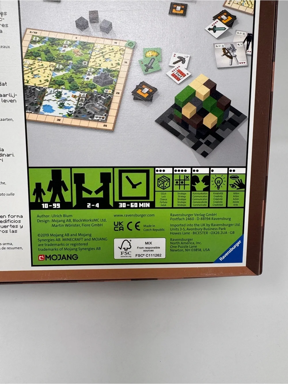 Ravensburger Minecraft: Builders & Biomes Strategy Board Game